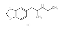 CAS 登录号：74341-78-9， 1-(1,3-苯并二氧戊环-5-基)-N-乙基丙-2-胺盐酸盐