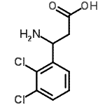 CAS#: 743416-09-3, 3-Amino-3-(2,3-dichlorophenyl)propanoic acid
