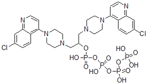 CAS#: 74351-60-3, 1,3-Bis[4-(7-Chloroquinolin-4-Yl)Piperazin-1-Yl]Propan-2-Ol Tetraphosphate