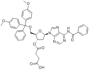 CAS#: 74405-42-8, N-Benzoyl-5'-O-[Bis(4-Methoxyphenyl)Phenylmethyl]-2'-Deoxy-Adenosine 3'-(Hydrogenbutanedioate)