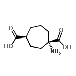 CAS#: 744178-12-9, (1S,4S)-1-Amino-1,4-cycloheptanedicarboxylic acid