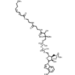 CAS#: 74418-29-4, ({(2S,3S,4R,5S)-5-(6-Amino-9H-purin-9-yl)-4-hydroxy-2-[(20E,22Z)-3,5,9-trihydroxy-8,8-dimethyl-3,5-dioxido-10,14,19-trioxo-2,4,6-trioxa-18-thia-11,15-diaza-3lambda<sup>5</sup>,5lambda<sup>5</sup>-diphosphahexacosa-20,2 2-dien-1-yl]tetrahydro-3-furanyl}methyl)phosphonic acid