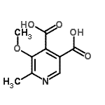 CAS#: 7442-22-0, 5-Methoxy-6-methyl-3,4-pyridinedicarboxylic acid