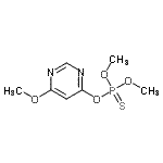 CAS 登录号：74460-08-5， O-(6-甲氧基-4-嘧啶基)O,O-二甲基硫代磷酸酯