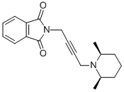 CAS#: 74484-72-3, 2-[4-[(2S,6R)-2,6-Dimethylpiperidin-1-Yl]But-2-Ynyl]Isoindole-1,3-Dione
