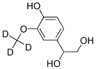 CAS 登录号：74495-72-0， 外消旋-4-羟基-3-甲氧基苯基乙二醇-D3