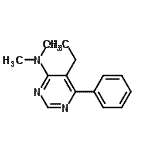 CAS#: 744963-42-6, 5-Ethyl-N,N-dimethyl-6-phenyl-4-pyrimidinamine