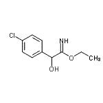 CAS#: 744991-87-5, Ethyl 2-(4-chlorophenyl)-2-hydroxyethanimidate