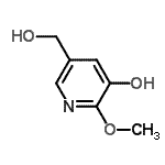CAS#: 744993-03-1, 5-(Hydroxymethyl)-2-methoxy-3-pyridinol