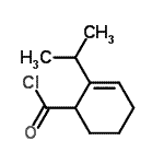 CAS#: 74517-13-8, 2-Isopropyl-2-cyclohexene-1-carbonyl chloride