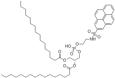 CAS#: 74555-72-9, [(2R)-1-Hexadecanoyloxy-3-[Hydroxy-[2-(Pyren-2-Ylsulfonylamino)Ethoxy]Phosphoryl]Oxypropan-2-Yl] Hexadecanoate
