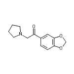 CAS#: 745718-78-9, 1-(1,3-Benzodioxol-5-yl)-2-(1-pyrrolidinyl)ethanone