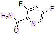 CAS 登录号：745784-03-6， 3,5-二氟-2-吡啶甲酰胺