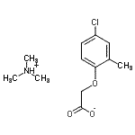 CAS#: 74592-61-3, N,N-Dimethylmethanaminium (4-chloro-2-methylphenoxy)acetate