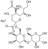 CAS 登录号：74609-39-5， 6'-N-乙酰神经胺-乳糖钠盐