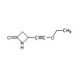 CAS 登录号：74614-69-0， 4-(乙氧基乙炔基)-2-氮杂环丁酮