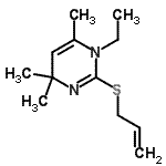 CAS#: 746546-24-7, 2-(Allylsulfanyl)-1-ethyl-4,4,6-trimethyl-1,4-dihydropyrimidine