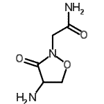 CAS#: 746602-93-7, 2-(4-Amino-3-oxo-1,2-oxazolidin-2-yl)acetamide