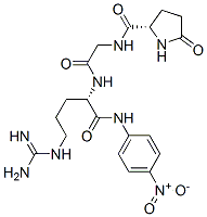 CAS 登录号：74661-31-7， (2S)-N-[2-[[(2S)-5-(二氨基亚甲基氨基)-1-[(4-硝基苯基)氨基]-1-氧代戊烷-2-基]氨基]-2-氧代乙基]-5-氧代吡咯烷-2-甲酰胺