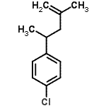 CAS#: 74672-10-9, 1-Chloro-4-(4-methyl-4-penten-2-yl)benzene
