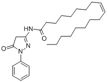 CAS#: 74677-80-8, (Z)-N-(4,5-Dihydro-5-oxo-1-phenyl-1h-pyrazol-3-yl)-9-octadecenamide