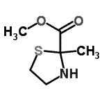 CAS#: 74680-40-3, Methyl 2-methyl-1,3-thiazolidine-2-carboxylate