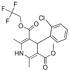 CAS#: 74687-14-2, O5-Methyl O3-(2,2,2-Trifluoroethyl) 4-(2-Chlorophenyl)-2,6-Dimethyl-1,4-Dihydropyridine-3,5-Dicarboxylate