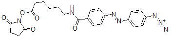 CAS#: 74713-45-4, (2,5-Dioxopyrrolidin-1-Yl) 6-[[4-(4-Azidophenyl)Diazenylbenzoyl]Amino]Hexanoate