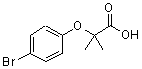 CAS 登录号：7472-69-7， 2-(4-溴苯氧基)-2-甲基-丙酸