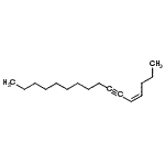 CAS#: 74744-54-0, (4Z)-4-Hexadecen-6-yne