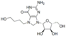 CAS#: 74746-57-9, 2-Amino-9-[(2R,3R,4S,5R)-3,4-Dihydroxy-5-(Hydroxymethyl)Oxolan-2-Yl]-7-(4-Hydroxybutyl)-3H-Purin-9-Ium-6-One