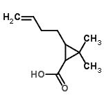 CAS#: 74779-76-3, 3-(3-Buten-1-yl)-2,2-dimethylcyclopropanecarboxylic acid