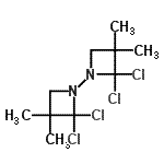 CAS 登录号：74779-83-2， 2,2,2',2'-四氯-3,3,3',3'-四甲基-1,1'-联吖丁啶