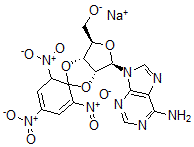 CAS#: 74792-78-2, Sodium [(3aR,4R,6R,6aR)-6-(6-Aminopurin-9-Yl)-1',3',5'-Trinitrospiro[3a,4,6,6a-Tetrahydrofuro[4,3-d][1,3]Dioxole-2,6'-Cyclohexa-1,3-Diene]-4-Yl]Methanolate