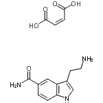 CAS 登录号：74885-72-6， 3-(2-氨基乙基)-1H-吲哚-5-甲酰胺(2Z)-2-丁烯二酸酯(1:1)