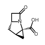 CAS 登录号：749168-77-2， (2S,4R,6R)-8-氧代-1-氮杂三环[4.2.0.0<sup>2,4</sup>]辛烷-2-羧酸