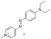 CAS#: 74920-80-2, 4-[[4-(diethylamino)phenyl]azo]-1-methyl-Pyridinium iodide