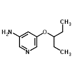 CAS 登录号：749265-18-7， 5-(3-戊烷基氧基)-3-吡啶胺
