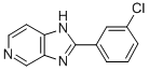 CAS 登录号：75007-93-1， 2-(3-氯苯基)-3H-咪唑并[5,4-c]吡啶