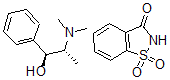CAS#: 75011-63-1, (1S,2R)-2-Dimethylamino-1-Phenylpropan-1-Ol; 1,1-Dioxo-1,2-Benzothiazol-3-One