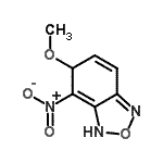 CAS#: 750520-95-7, 6-Methoxy-7-nitro-1,6-dihydro-2,1,3-benzoxadiazole