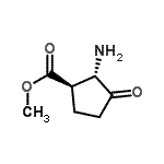 CAS#: 750544-68-4, Methyl (1R,2S)-2-amino-3-oxocyclopentanecarboxylate