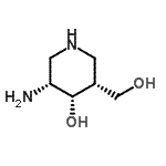 CAS#: 750558-82-8, (3R,4S,5R)-3-Amino-5-(hydroxymethyl)-4-piperidinol
