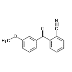 CAS#: 750633-58-0, 2-(3-Methoxybenzoyl)benzonitrile