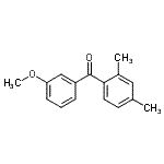 CAS#: 750633-70-6, (2,4-Dimethylphenyl)(3-methoxyphenyl)methanone