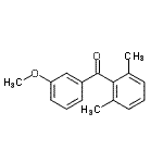 CAS#: 750633-72-8, (2,6-Dimethylphenyl)(3-methoxyphenyl)methanone