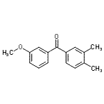 CAS#: 750633-73-9, (3,4-Dimethylphenyl)(3-methoxyphenyl)methanone