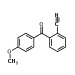 CAS 登录号：750633-78-4， 2-(4-甲氧基苯甲酰基)苯甲腈