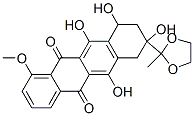 CAS#: 75075-20-6, 6,8,10,11-Tetrahydroxy-1-Methoxy-8-(2-Methyl-1,3-Dioxolan-2-Yl)-9,10-Dihydro-7H-Tetracene-5,12-Dione