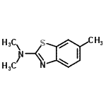 CAS#: 75104-97-1, N,N,6-Trimethyl-1,3-benzothiazol-2-amine